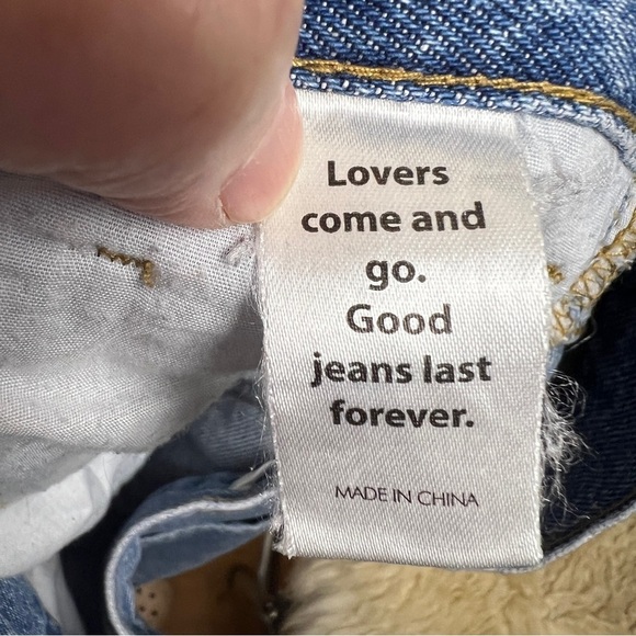 PACSUN High Rise Straight Jeans. Size 28. Button Fly - Picture 6 of 10